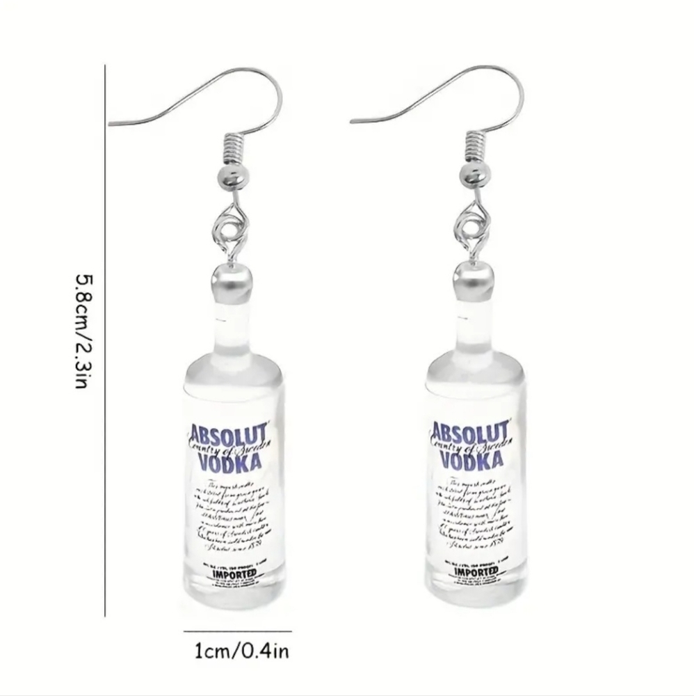 New vodka earrings - Picture 2 of 3